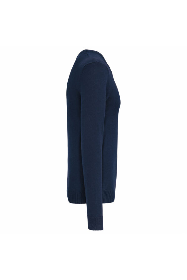 Pull col V homme navy – Image 3