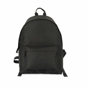 Sac à dos casual recyclé avec poche frontale black