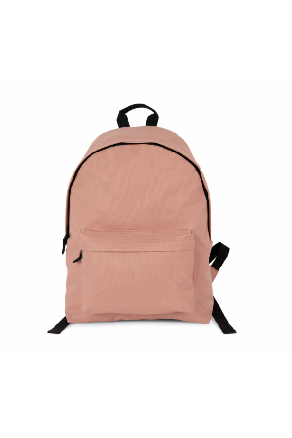 Sac à dos casual recyclé avec poche frontale flamingo pink