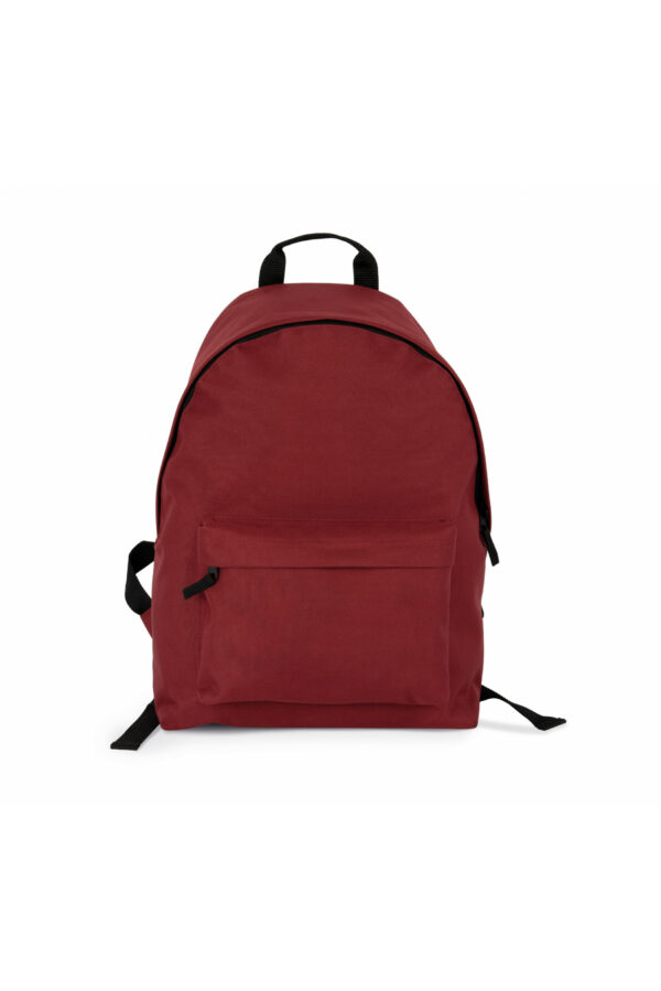 Sac à dos casual recyclé avec poche frontale red safran