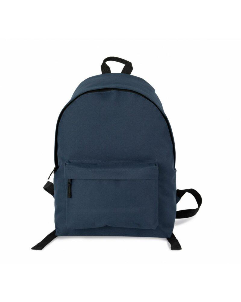 Sac à dos casual recyclé avec poche frontale twilight blue