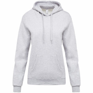 Sweat-shirt capuche femme ash heather