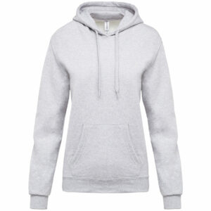 Sweat-shirt capuche femme ash heather