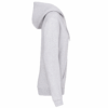 Sweat shirt capuche femme ash heather manche