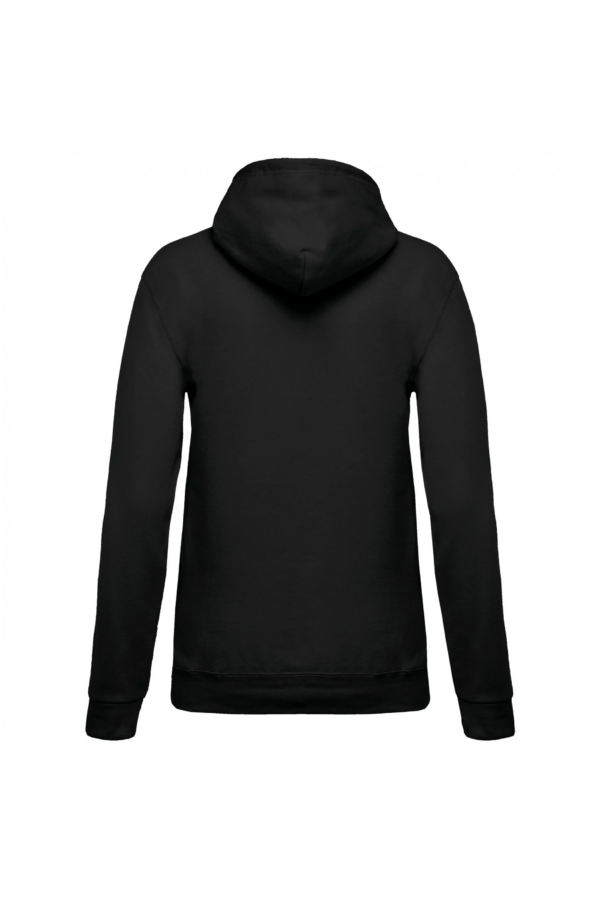 Sweat-shirt capuche femme black – Image 2