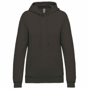 Sweat-shirt capuche femme dark grey