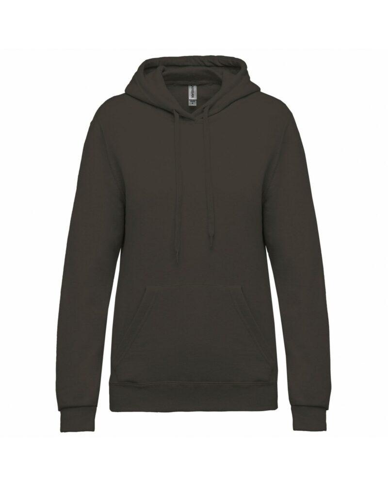 Sweat-shirt capuche femme dark grey