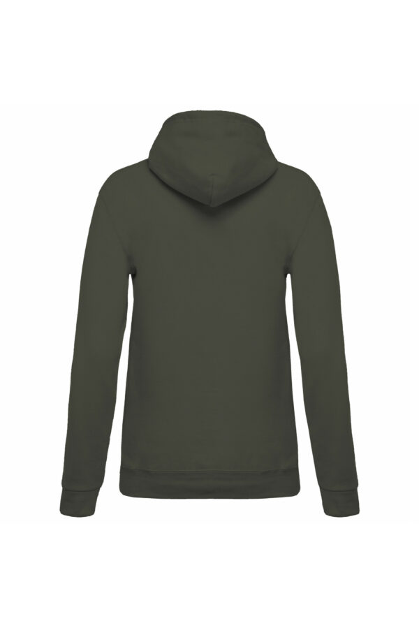 Sweat-shirt capuche femme dark khaki – Image 2