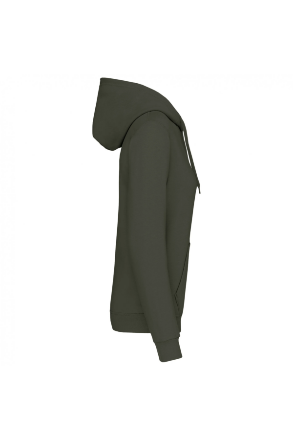 Sweat-shirt capuche femme dark khaki – Image 3