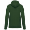 Sweat shirt capuche femme forest green dos