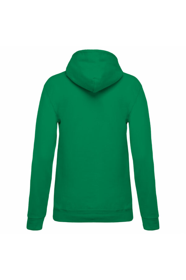 Sweat-shirt capuche femme kelly green – Image 2