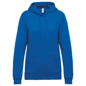 Sweat-shirt capuche femme light royal blue