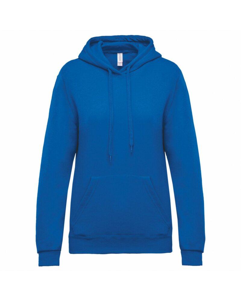 Sweat-shirt capuche femme light royal blue