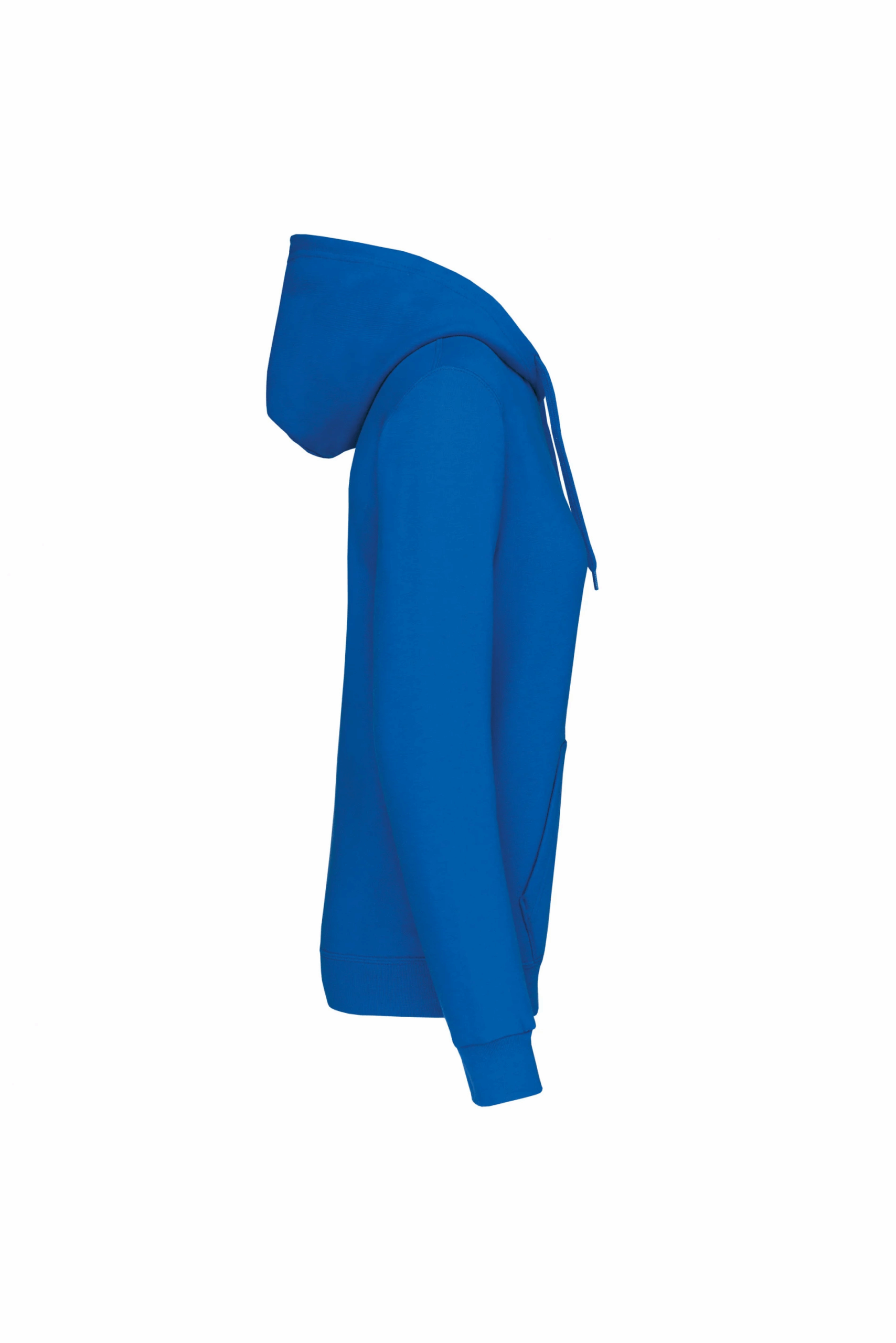 Sweat shirt capuche femme light royal blue manche