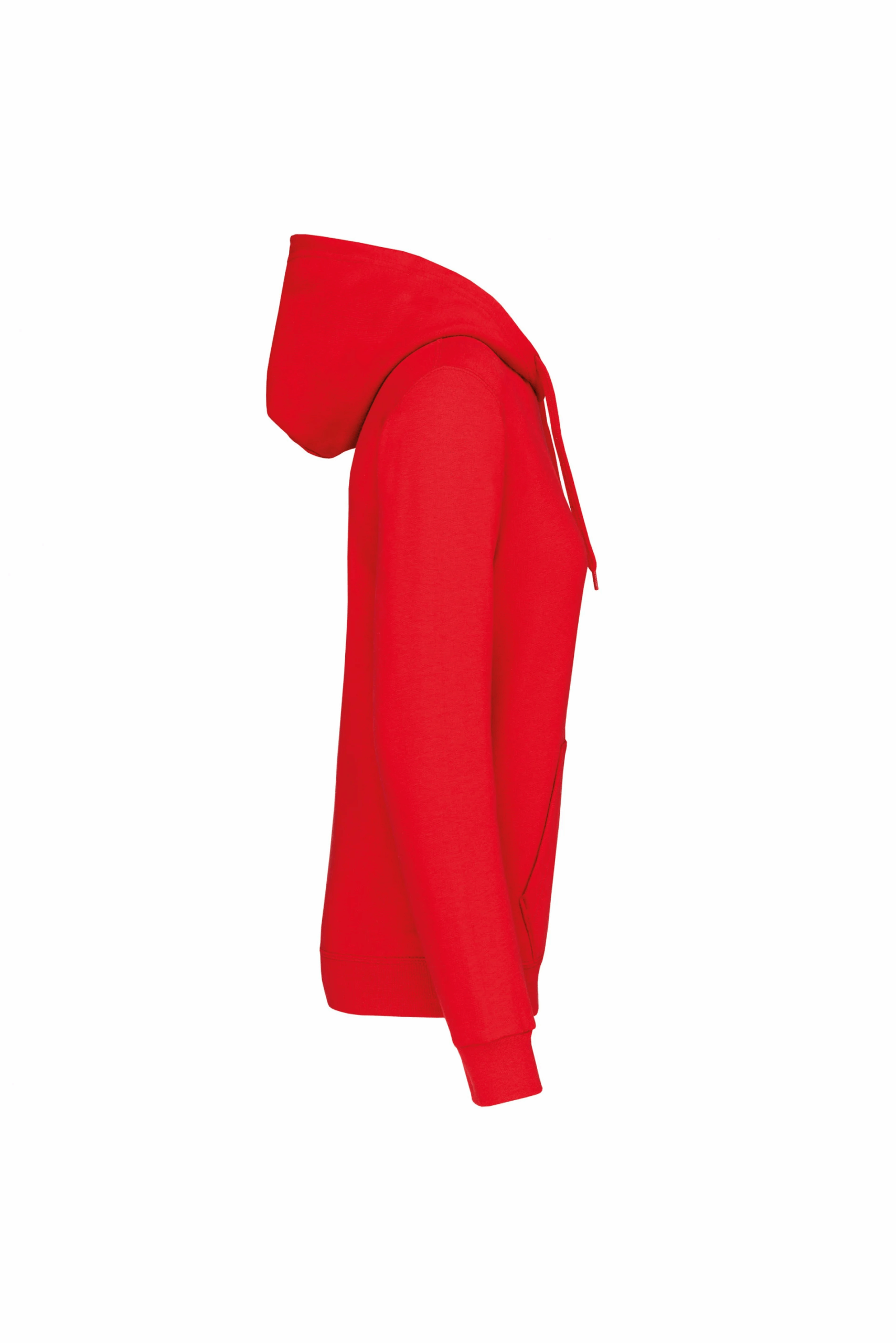 Sweat shirt capuche femme red manche