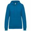 Sweat shirt capuche femme tropical blue avant