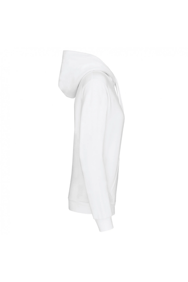 Sweat-shirt capuche femme white – Image 2