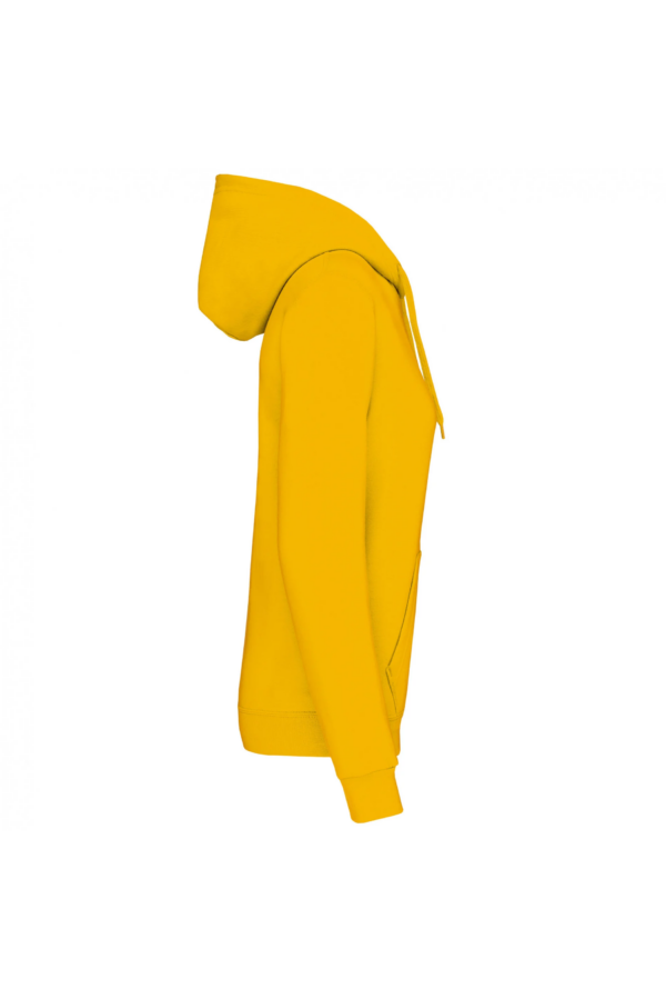 Sweat-shirt capuche femme yellow – Image 3
