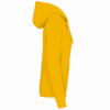 Sweat shirt capuche femme yellow manche