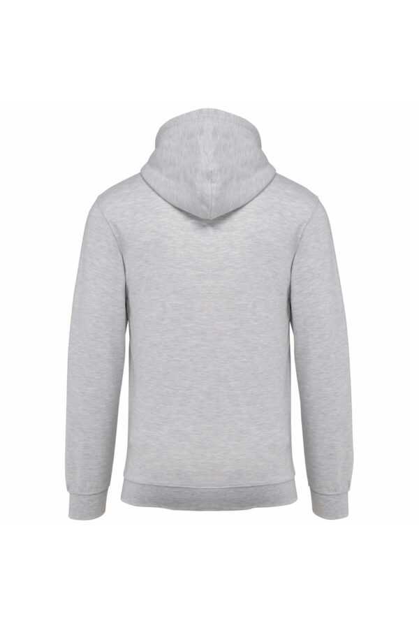 Sweat-shirt zippé capuche unisexe ash heather – Image 2