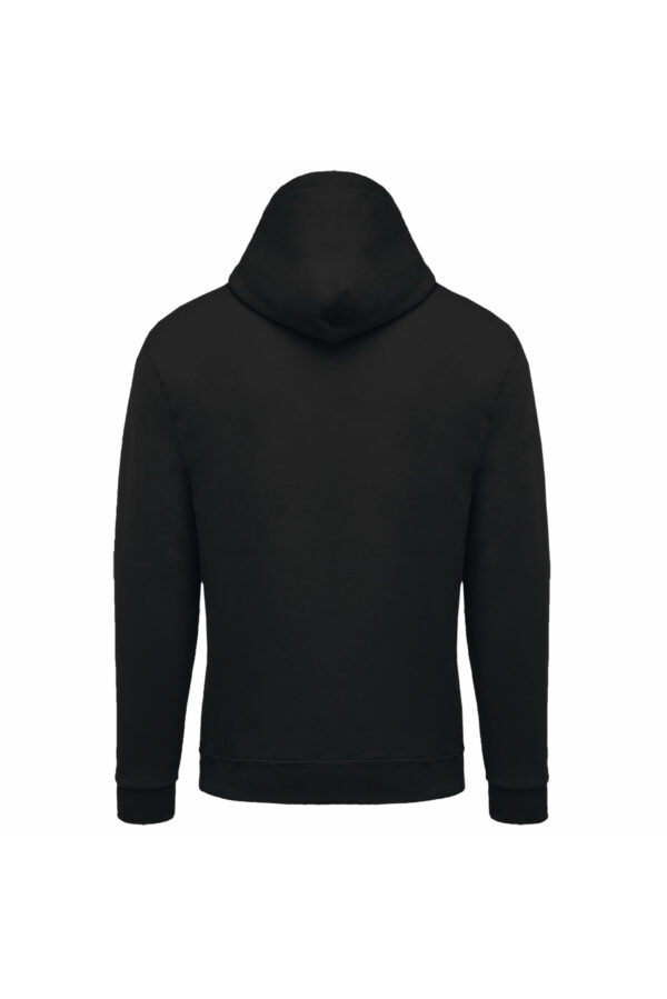 Sweat-shirt zippé capuche unisexe black – Image 2