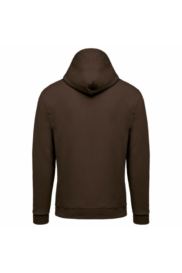 Sweat-shirt zippé capuche unisexe chocolate – Image 2
