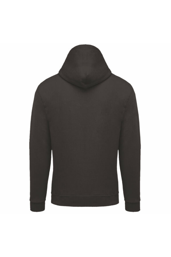 Sweat-shirt zippé capuche unisexe dark grey – Image 2