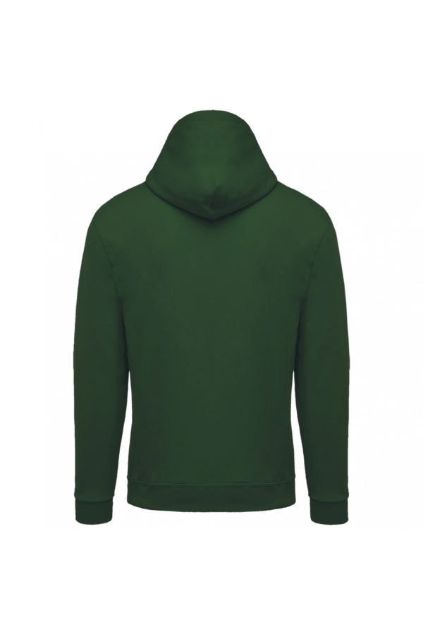 Sweat-shirt zippé capuche unisexe forest green – Image 2