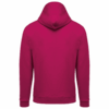 Sweat shirt zippé capuche unisexe fuchsia dos
