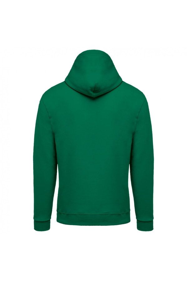 Sweat-shirt zippé capuche unisexe kelly green – Image 2