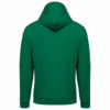 Sweat shirt zippé capuche unisexe kelly green dos