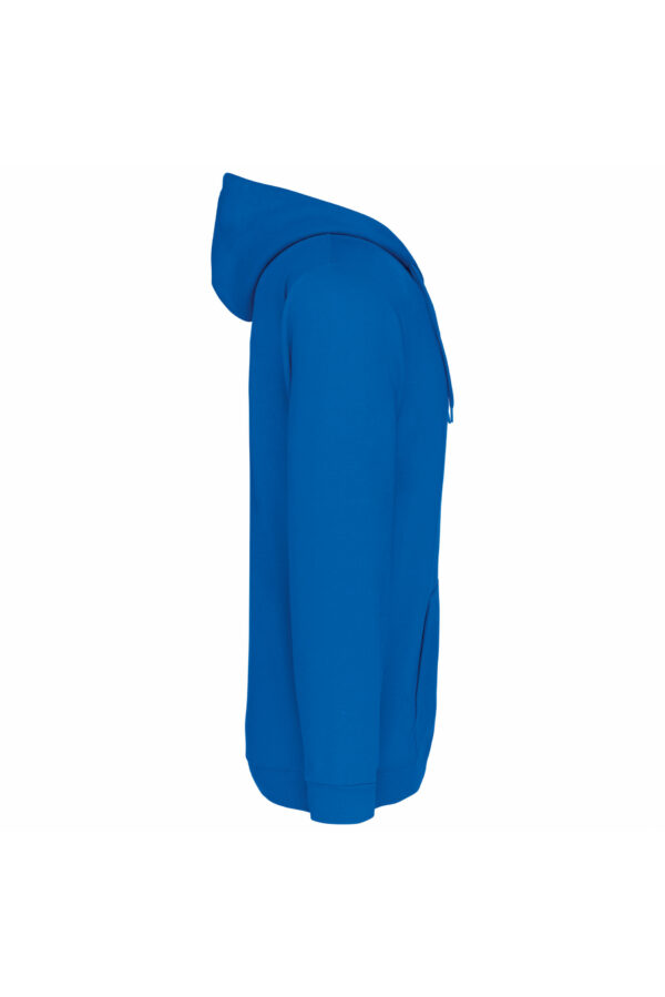 Sweat-shirt zippé capuche unisexe light royal blue – Image 3
