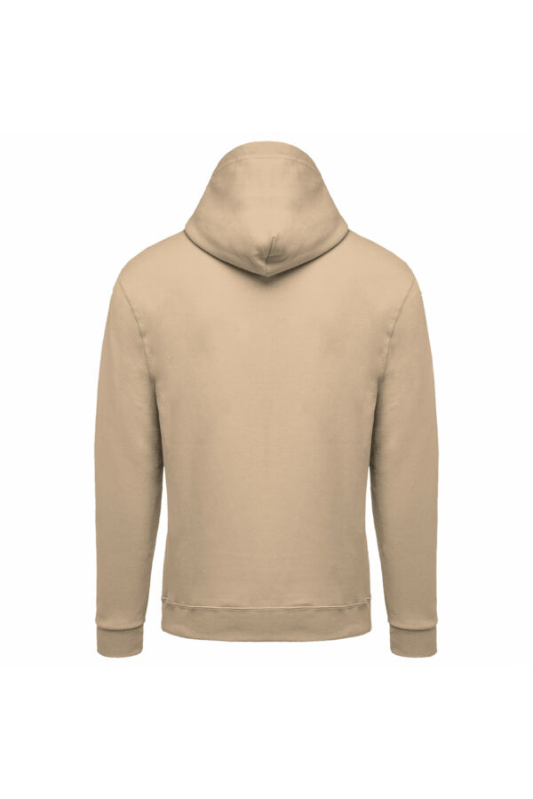 Sweat-shirt zippé capuche unisexe light sand – Image 2