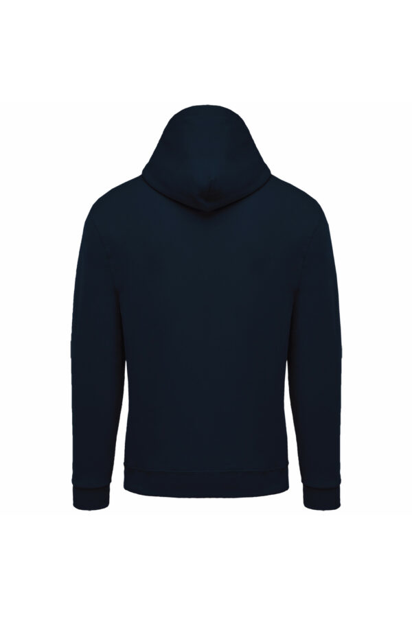 Sweat-shirt zippé capuche unisexe navy – Image 2