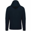 Sweat shirt zippé capuche unisexe navy dos