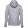 Sweat shirt zippé capuche unisexe oxford grey dos