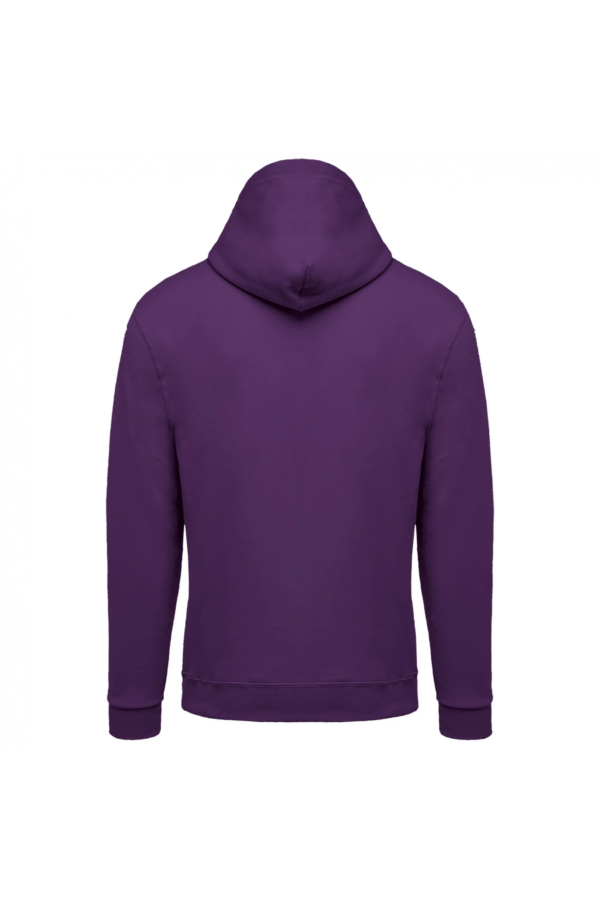 Sweat-shirt zippé capuche unisexe purple – Image 2