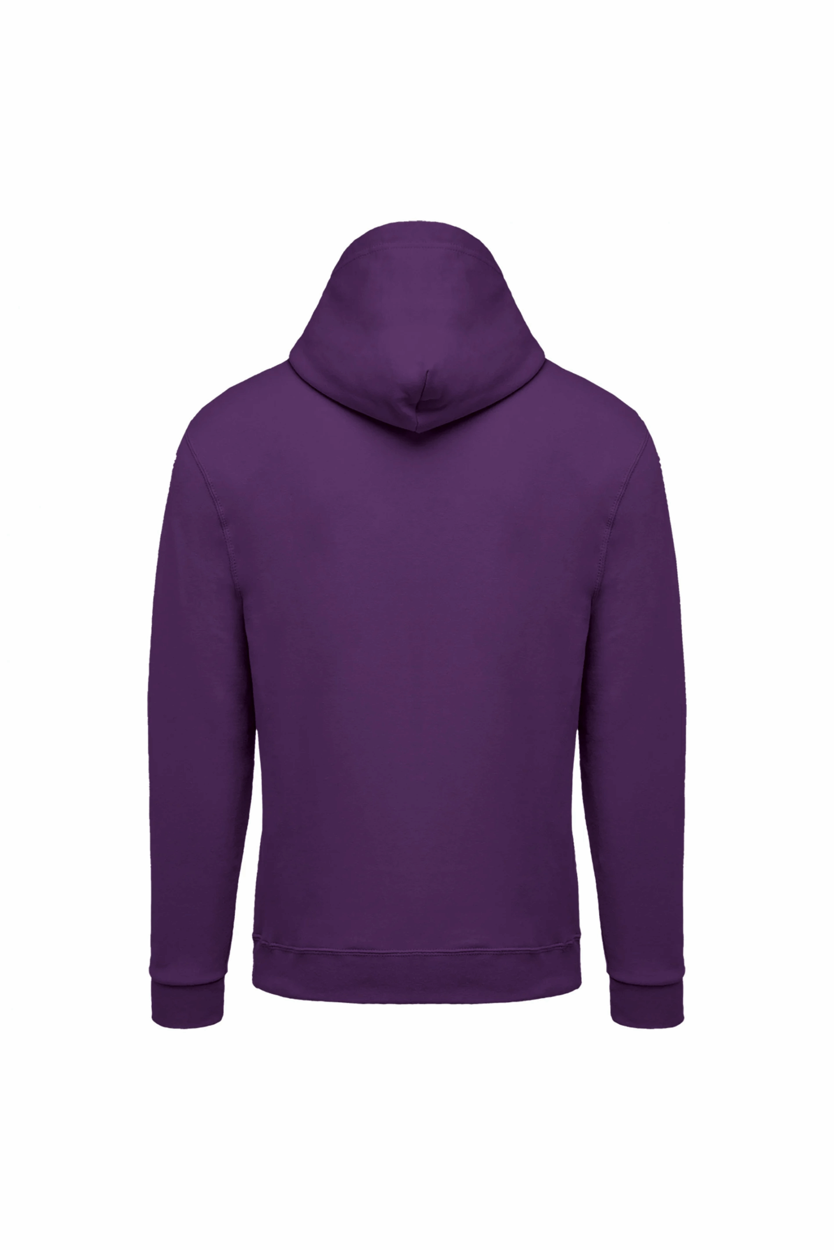 Sweat shirt zippé capuche unisexe purple dos