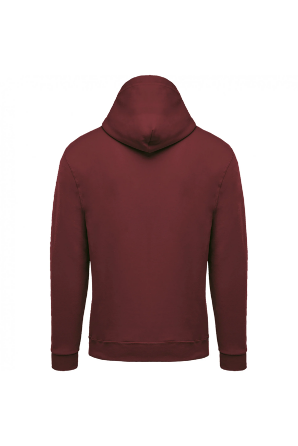 Sweat-shirt zippé capuche unisexe wine – Image 2