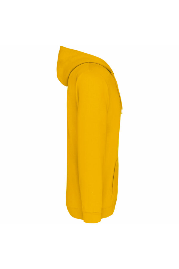 Sweat-shirt zippé capuche unisexe yellow – Image 3