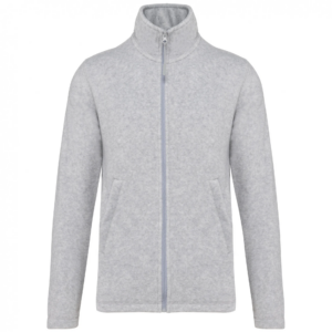 Veste micropolaire zippée homme ash heather