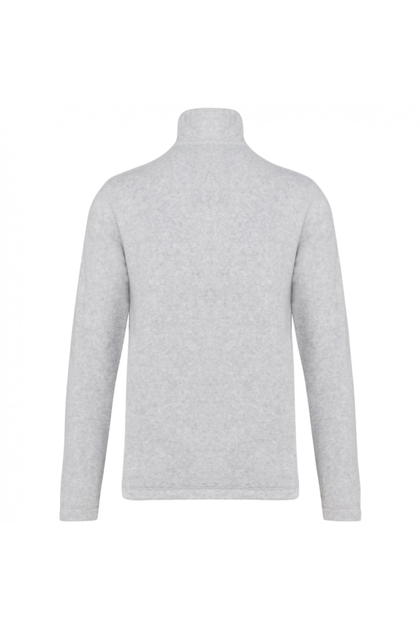 Veste micropolaire zippée homme ash heather – Image 2
