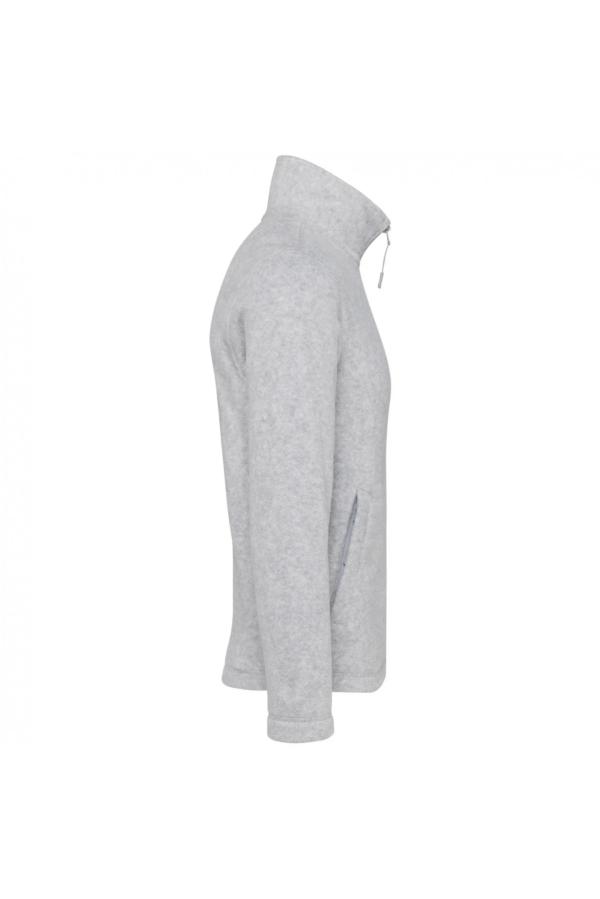 Veste micropolaire zippée homme ash heather – Image 3