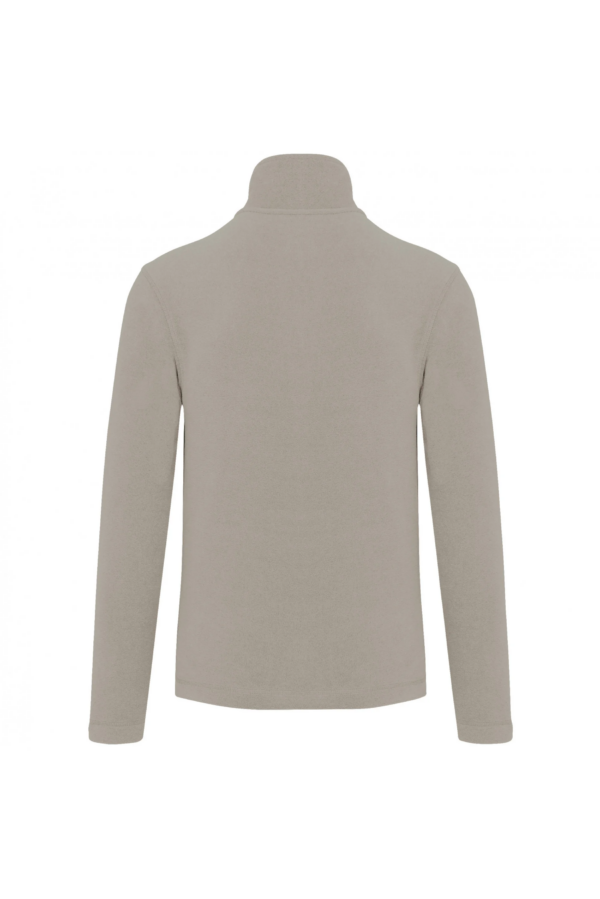 Veste micropolaire zippée homme beige – Image 2
