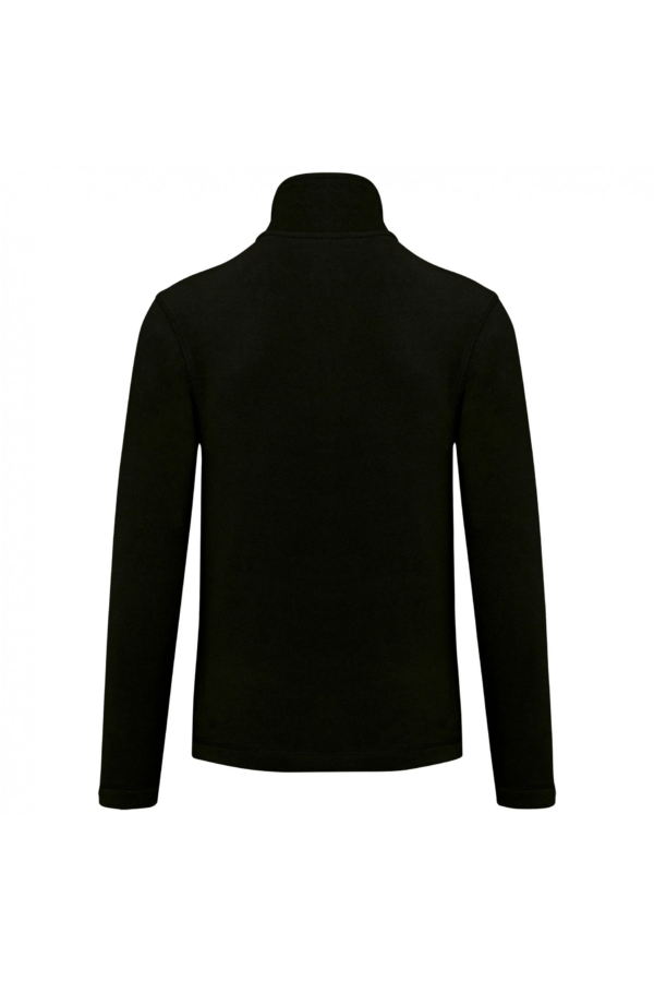 Veste micropolaire zippée homme black – Image 2