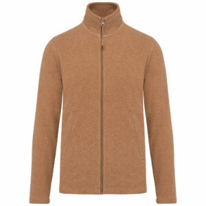 Veste micropolaire zippée homme camel heather