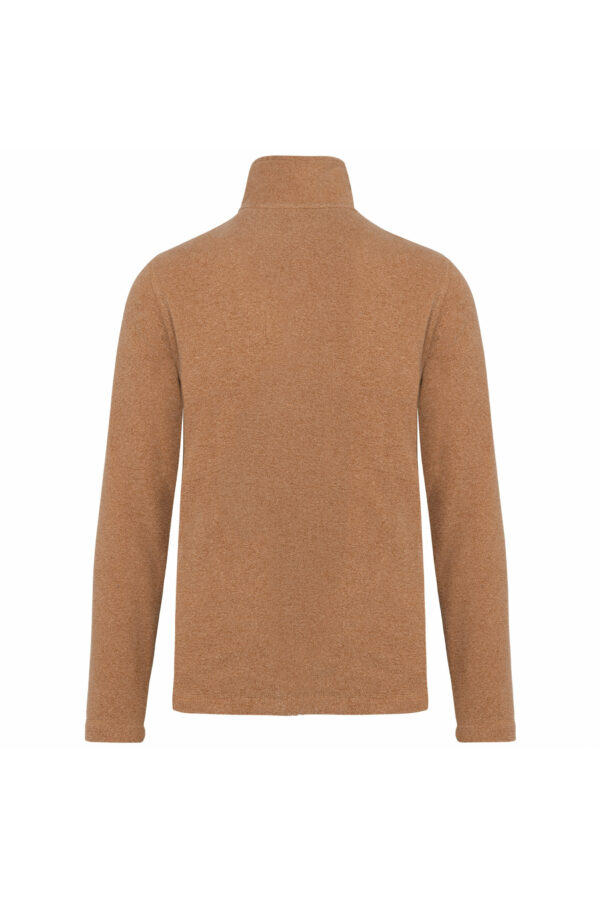 Veste micropolaire zippée homme camel heather – Image 2
