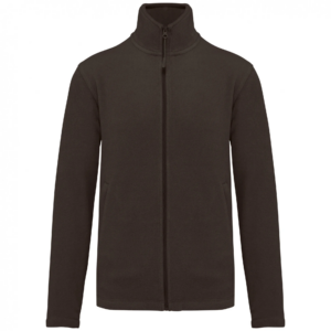 Veste micropolaire zippée homme chocolate