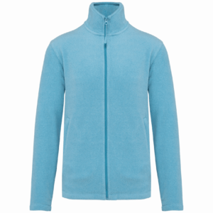 Veste micropolaire zippée homme cloudy blue heather