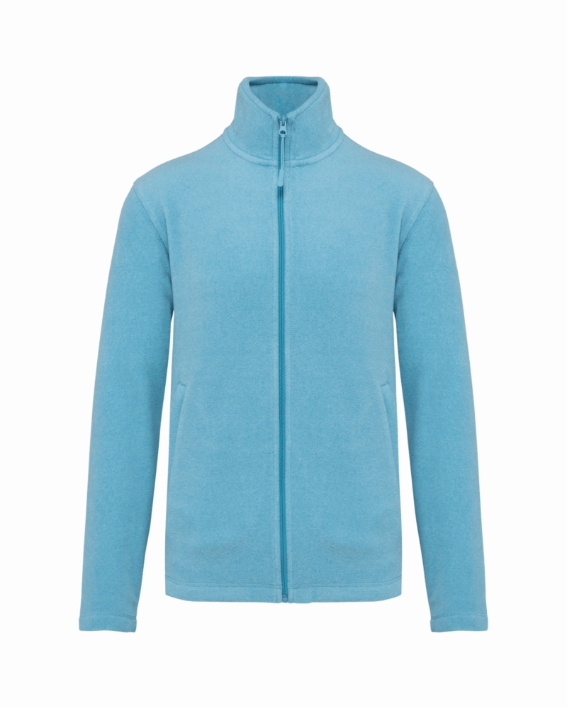 Veste micropolaire zippée homme cloudy blue heather